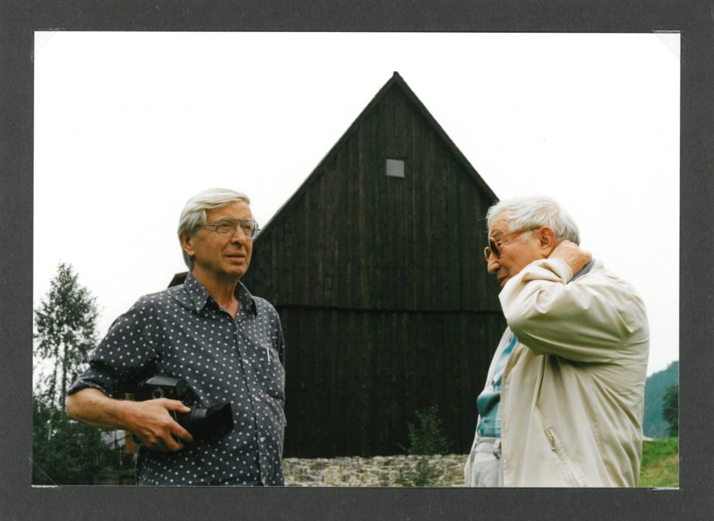 Zbigniew Dłubak i Tadeusz Różewicz, fot. Jerzy Olek