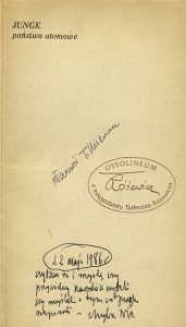 Robert Jungk, „Państwo atomowe”, Państwowy Instytut Wydawniczy,  Warszawa 1982