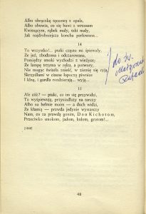 Cyprian Kamil Norwid, „Poezje, tom 1”,  Państwowy Instytut Wydawniczy,  Warszawa 1956