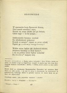 Cyprian Kamil Norwid, „Poezje, tom 1”,  Państwowy Instytut Wydawniczy,  Warszawa 1956
