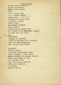 Tadeusz Różewicz, „Na powierzchni poematu i w środku”,  Czytelnik, Warszawa 1989