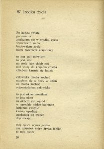 Tadeusz Różewicz, „Na powierzchni poematu i w środku”,  Czytelnik, Warszawa 1989