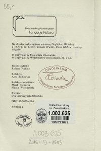 Małgorzata Dziewulska, „Artyści i pielgrzymi”, Wydawnictwo Dolnośląskie, Wrocław 1995