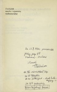 John Taylor, „Nauka i zjawiska nadnaturalne”,  Państwowy Instytut Wydawniczy, Warszawa 1990