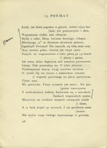 Stefan Napierski, „List do przyjaciela”,  Hoesick, Warszawa 1928