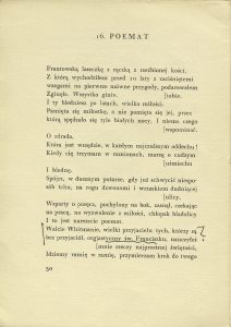 Stefan Napierski, „List do przyjaciela”,  Hoesick, Warszawa 1928