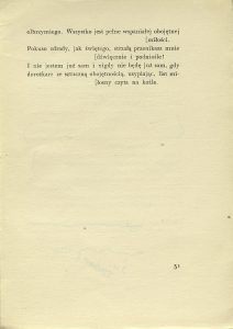 Stefan Napierski, „List do przyjaciela”,  Hoesick, Warszawa 1928