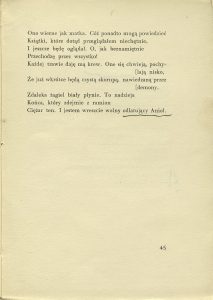 Stefan Napierski, „List do przyjaciela”,  Hoesick, Warszawa 1928