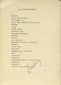 Stefan Napierski, „List do przyjaciela”,  Hoesick, Warszawa 1928