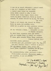 Stefan Napierski, „List do przyjaciela”,  Hoesick, Warszawa 1928