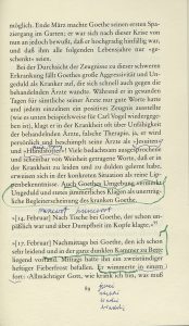 Manfred Wenzel, „Goethe und die Medizin”, Insel Verlag, Frankfurt nad Menem 1992