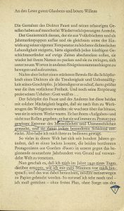 Paul Valery, „Mein Faust”, Deutscher Taschenbuch Verlag, Monachium 1963