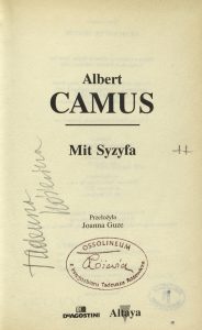Albert Camus, „Mit Syzyfa”, De Agostini, Warszawa 2001