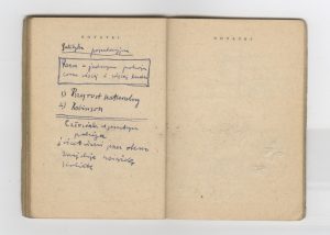 Dziennik Tadeusza Różewicza z 1958 roku