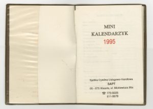 Dziennik Tadeusza Różewicza z 1995 roku