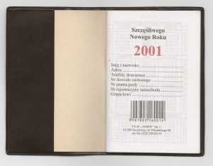Dziennik Tadeusza Różewicza z 2001 roku