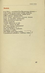 Jan Brzękowski, „Science Fiction”, Oficyna Poetów i Malarzy, Londyn 1964