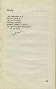 Adam Ważyk, „zdarzenia”, Czytelnik, Warszawa 1977