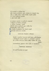 Józef Czechowicz, „Nuta człowiecza”, Hoesick, Warszawa 1939