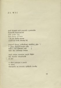 Józef Czechowicz, „Nuta człowiecza”, Hoesick, Warszawa 1939