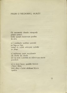 Józef Czechowicz, „Nuta człowiecza”, Hoesick, Warszawa 1939