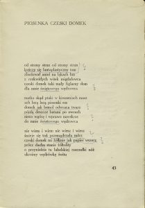 Józef Czechowicz, „Nuta człowiecza”, Hoesick, Warszawa 1939