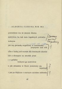 Stanisław Horak, „Jesień zaczyna się w nocy”, Wydawnictwo Literackie, Kraków 1961