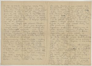 List Jerzego Tchórzewskiego do Tadeusza Różewicza z 8 maja 1956