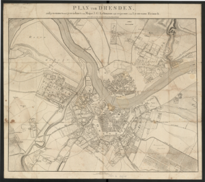 Lehmann, Johann Georg (1765-1811) Plan von Dresden [ca 1825] (3)