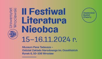 II Festiwal Literatura Nieobca